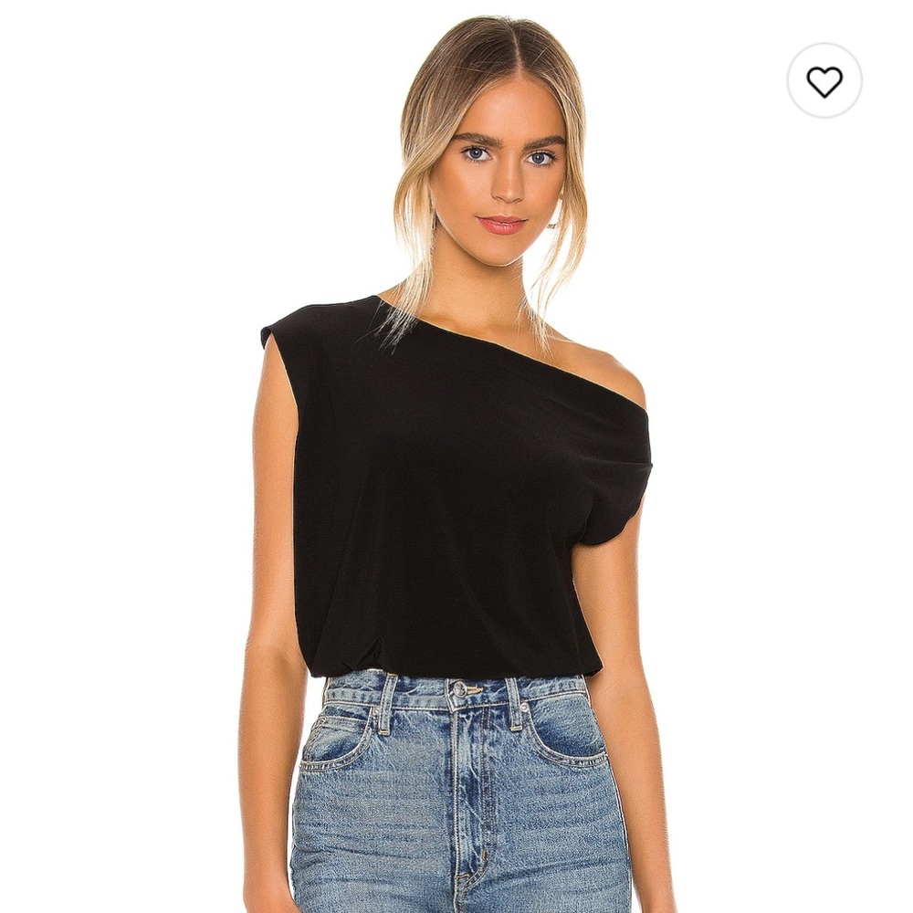 Norma Kamali Drop Shoulder Top